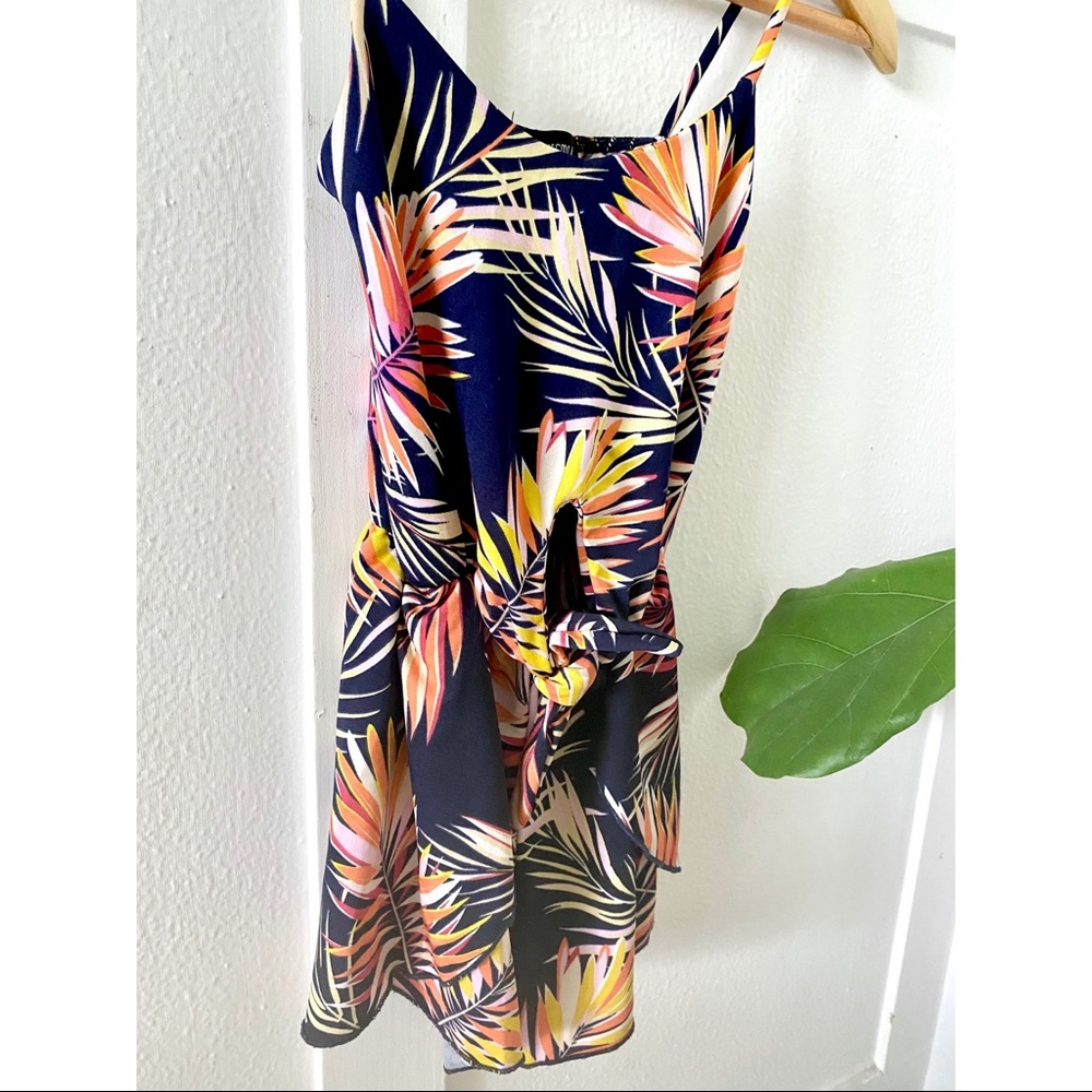 Girls Tropical Romper